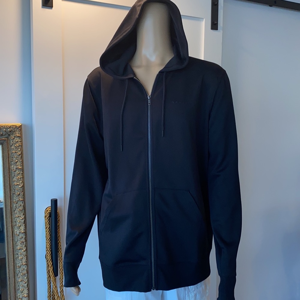 Oakley Men’s Hoodie. Size XXL - Black. Front Zipper Closure.